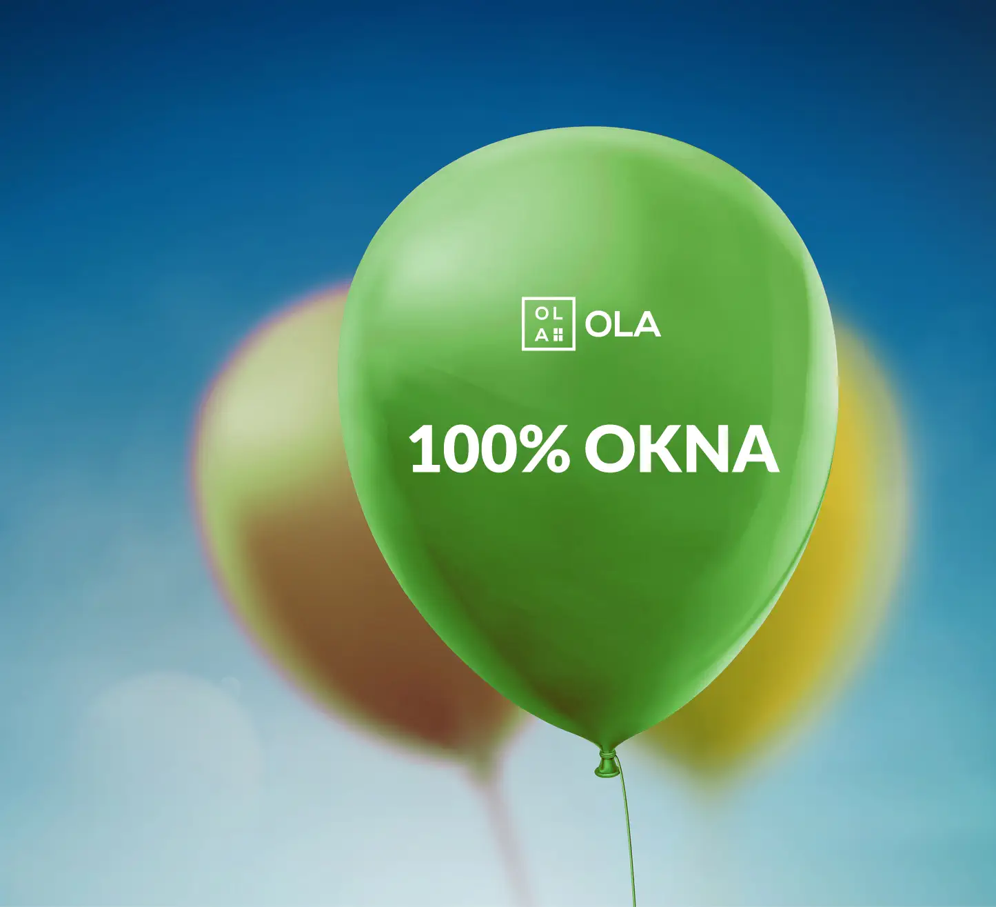 Werbeballons für OLA Kaliska 100% Windows