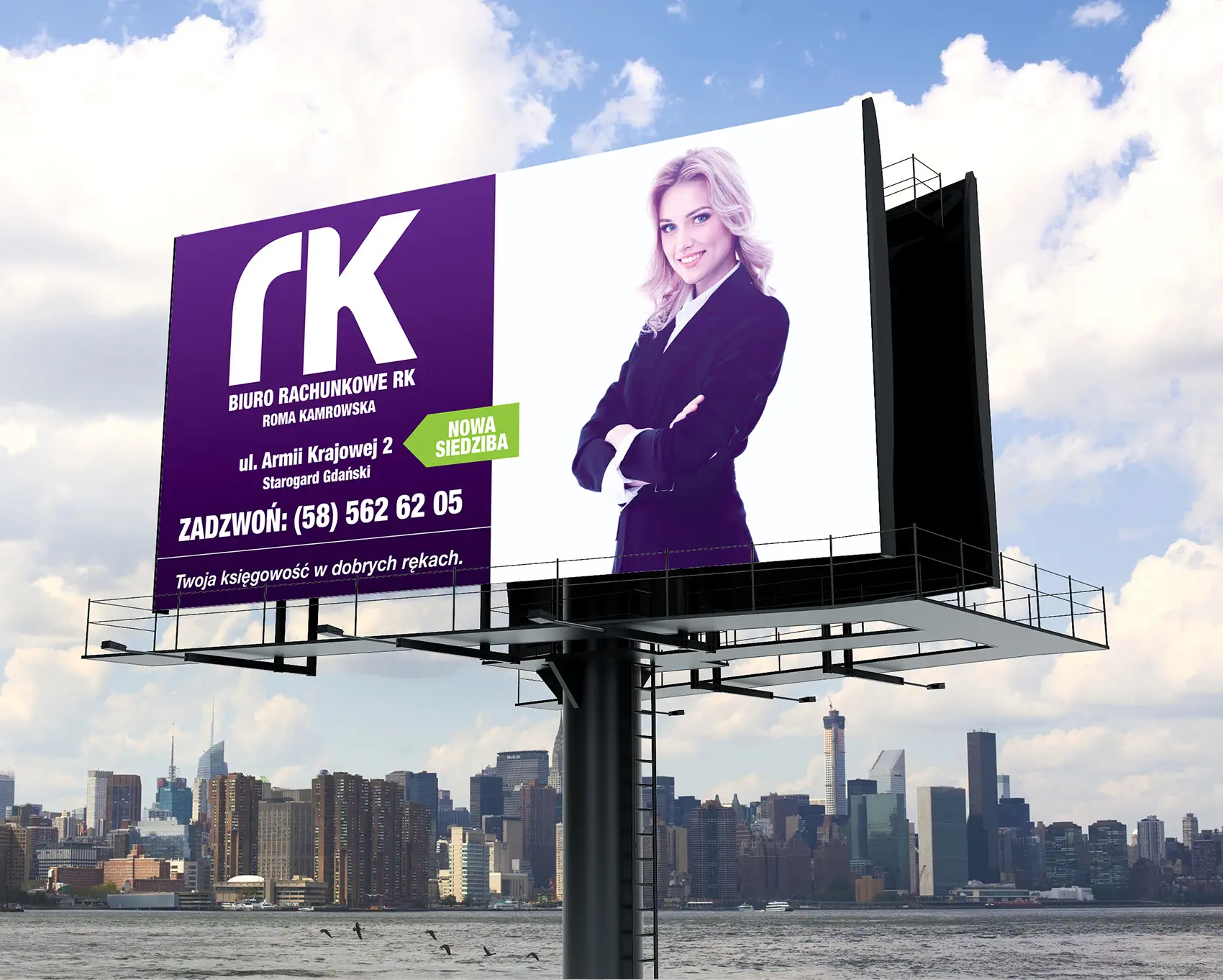Billboard dla Biura Rachunkowego RK 1