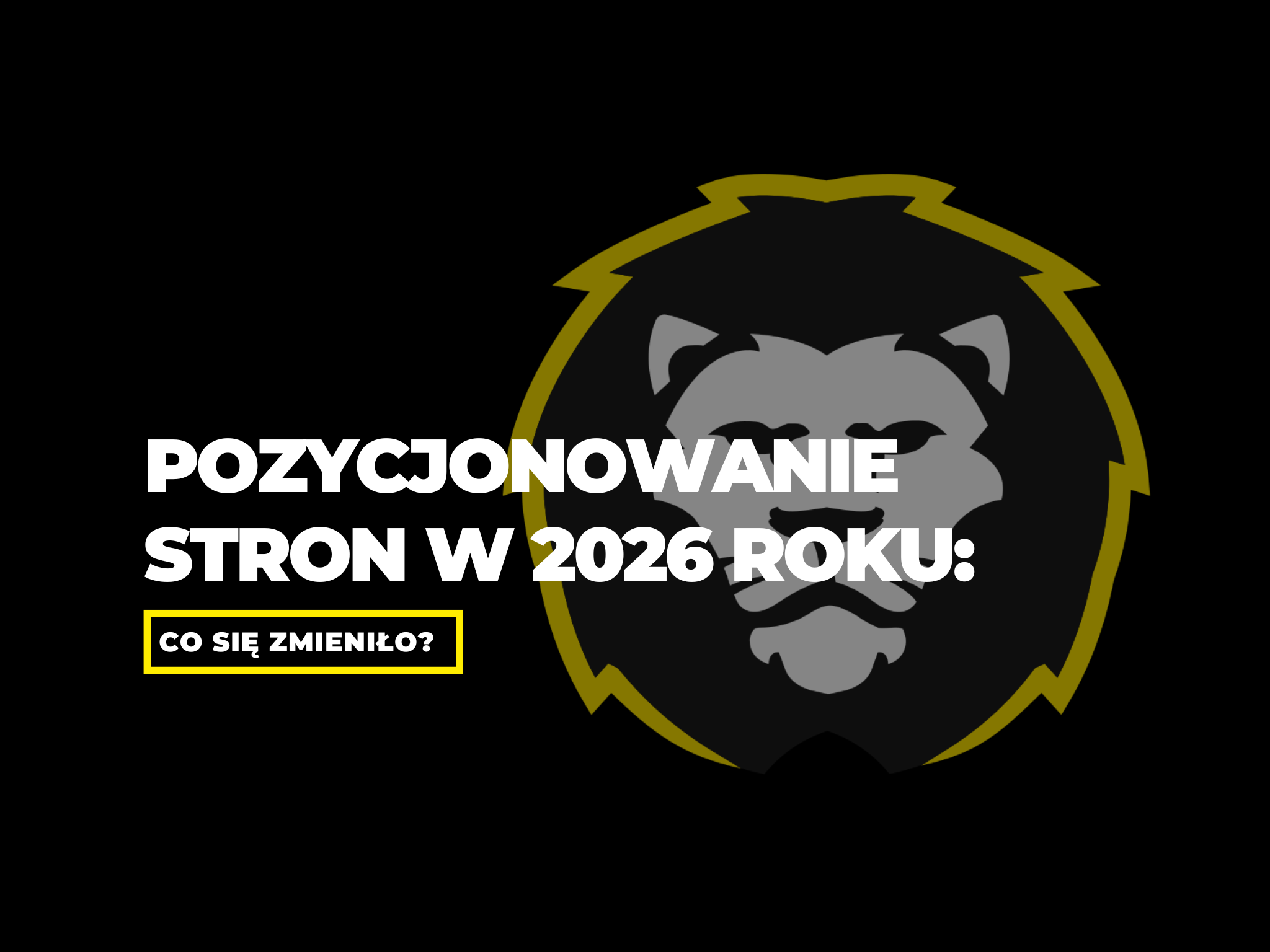 Pozycjonowanie stron w 2026 roku: co się zmieniło i za co naprawdę płacisz
