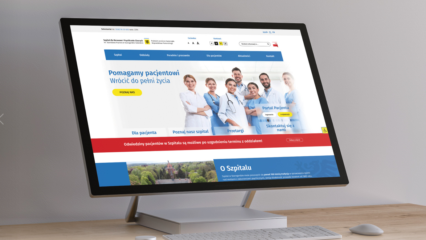Strona Internetowa dla Szpitala w Kocborowie